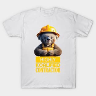 Just a Highly Koalified Contractor Koala T-Shirt